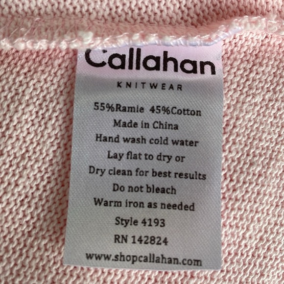 Callahan Pink Sleeveless Crop Top with Tie Front - Picture 12 of 12